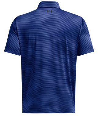Under Armour Playoff 3.0 Printed pánské polo, modro/černé