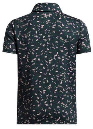 Under Armour Playoff Printed dětské polo, midnight navy/forest green