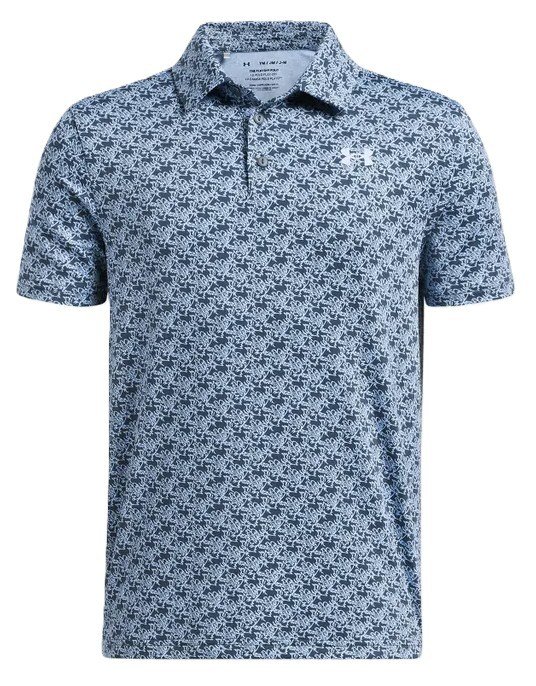 Under Armour Playoff Printed dětské polo, modré