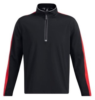 Under Armour Storm Windstrike 1/2 Zip pánská bunda, černo/červená