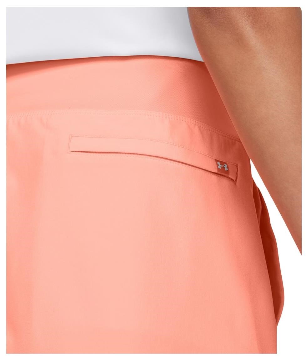 Under Armour Empower golfová sukně, flare orange/halo gray