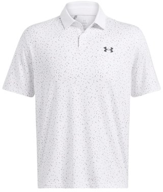 Under Armour T2G Printed pánské polo, bílé