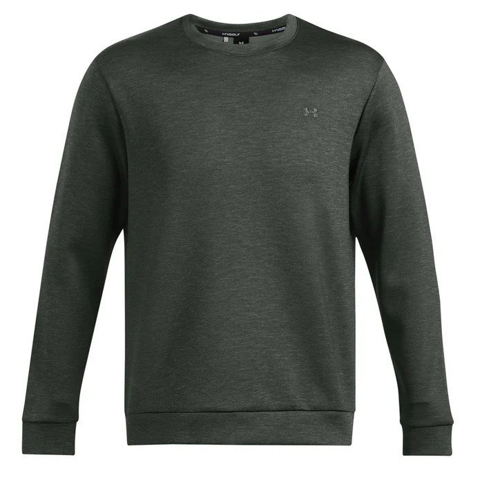 Under Armour Drive Midlayer Crew pánská mikina, lesní zelená