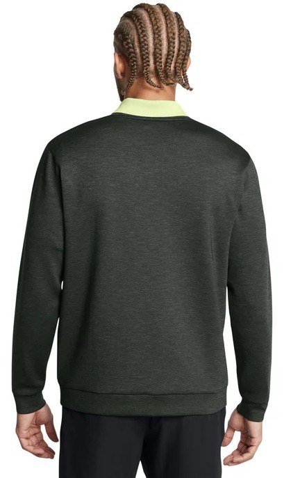 Under Armour Drive Midlayer Crew pánská mikina, lesní zelená