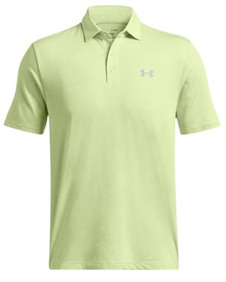 Under Armour Playoff 3.0 Check Jaquard pánské polo, zelené