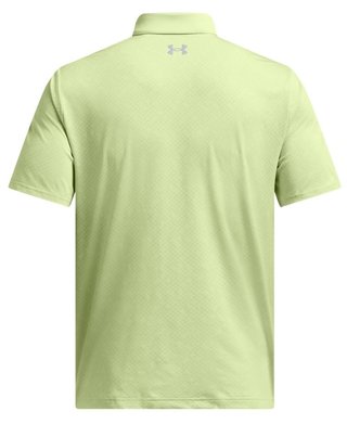 Under Armour Playoff 3.0 Check Jaquard pánské polo, zelené