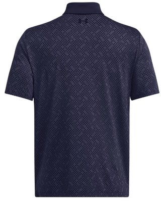 Under Armour Playoff 3.0 Check Jaquard pánské polo, midnight navy