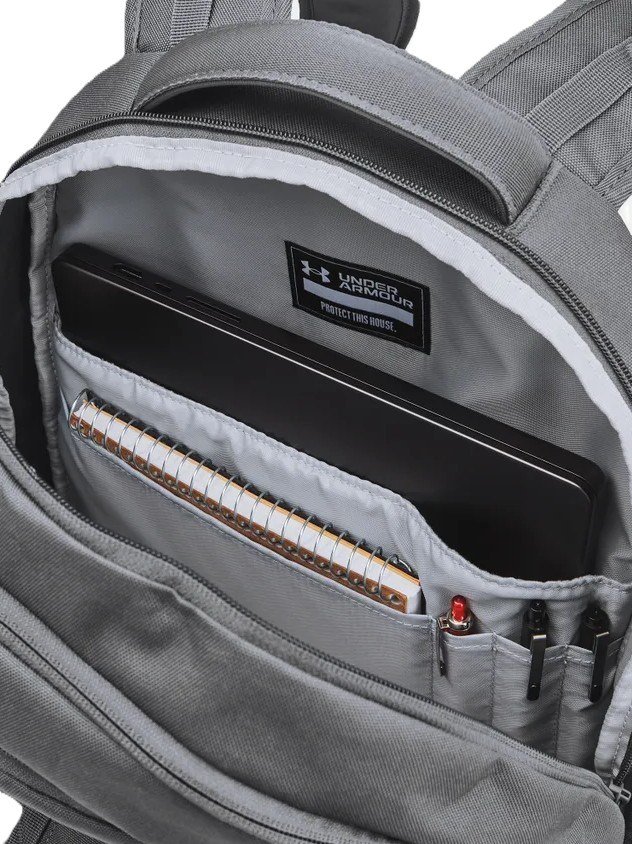 Under Armour Hustle 6.0 Backpack batoh, šedý
