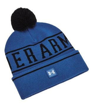 Under Armour Halftime Pom Beanie zimní čepice, modrá