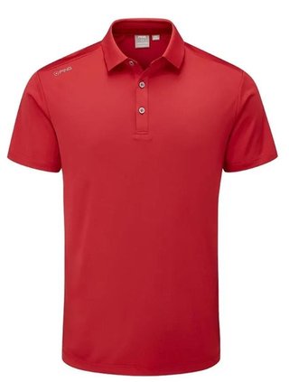PING Lindum pánské polo, červené