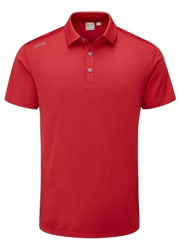 PING Lindum pánské polo, červené