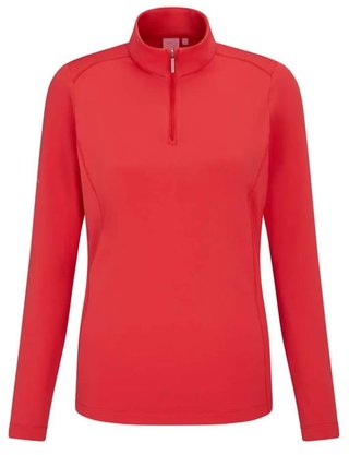 PING Aveline Half Zip dámská mikina, cayenne