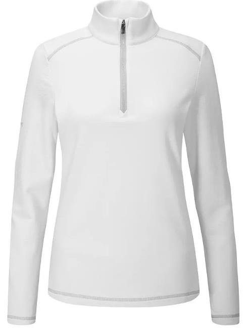 PING Sonya Fleece dámská mikina, bílá