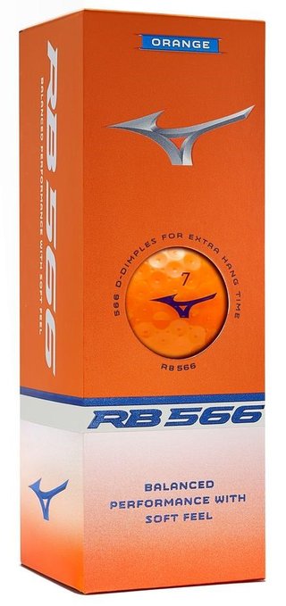 Mizuno RB 566 golfové míčky, oranžové