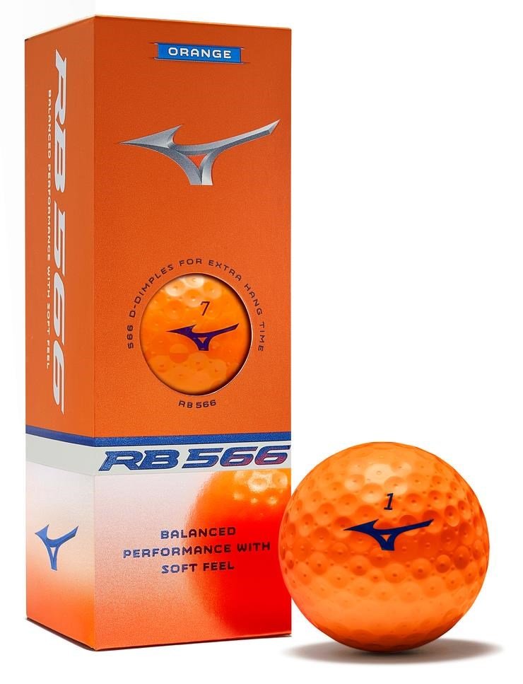 Mizuno RB 566 golfové míčky, oranžové