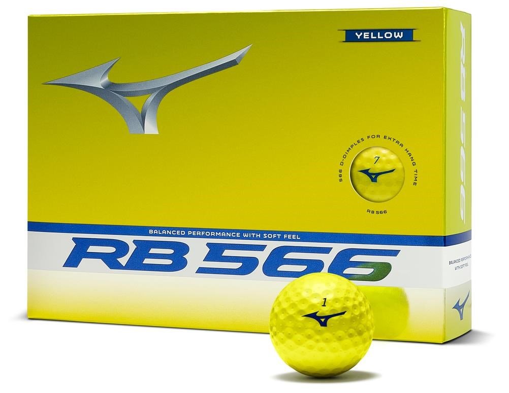 Mizuno RB 566 golfové míčky, žluté