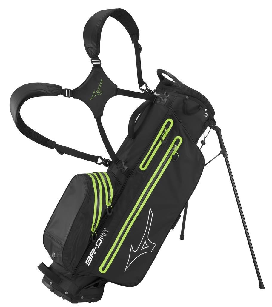 Mizuno BR-DRI stand bag, černo/zelený