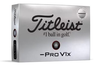 Titleist Pro V1x Left Dash Performance Alignment Black golfové míčky