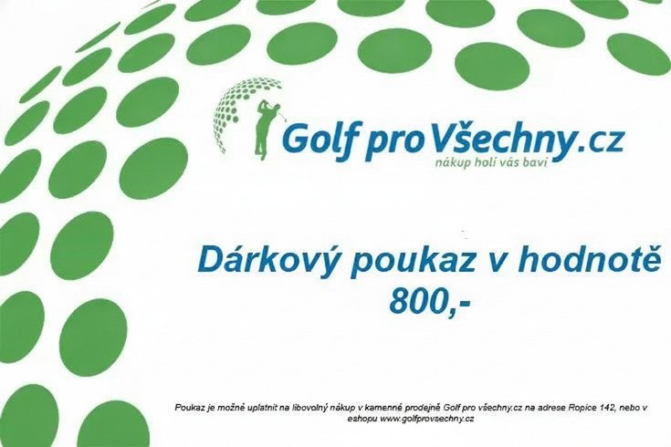 Dárkový poukaz v hodnotě 800,-