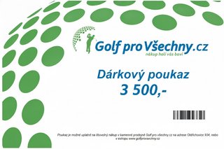 Dárkový poukaz v hodnotě 3500,-