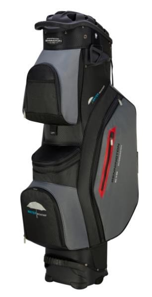 Bennington QO 14 Water Resistant cart bag, šedo/černo/červený