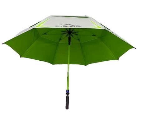 Sun Mountain H2NO Chrome UV golfový deštník 68", limetkový