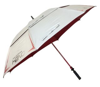 Sun Mountain H2NO Chrome UV golfový deštník 68", červený