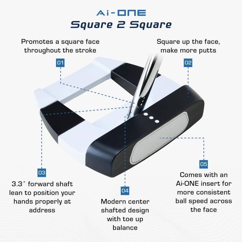Odyssey Ai-ONE Square 2 Square #7 putter