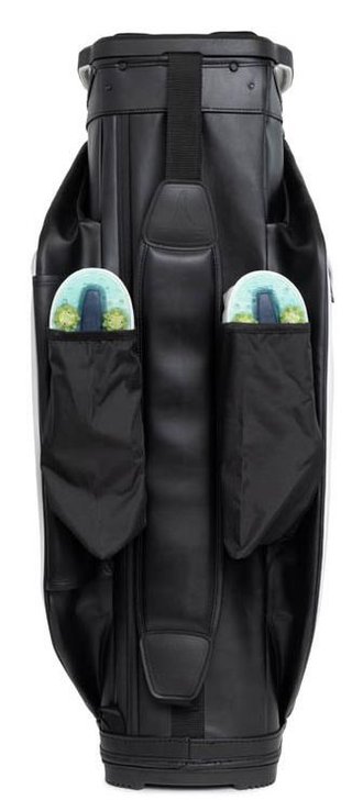 Ping DLX cart bag, bílo/šedo/modrý