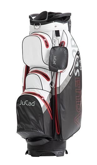 JuCad Aquastop Plus cart bag, černo/bílo/červený