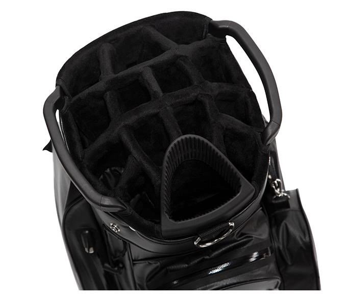 JuCad Aquastop Plus cart bag, černo/bílo/červený