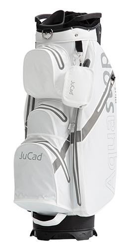 JuCad Aquastop Plus cart bag, bílo/šedý