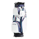 JuCad Aquastop Plus cart bag, bílo/modro/červený