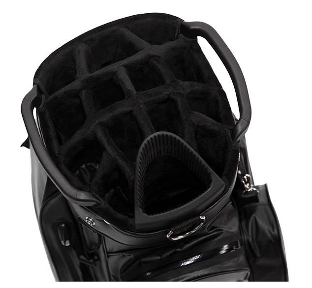 JuCad Aquastop Plus cart bag, bílo/modro/červený