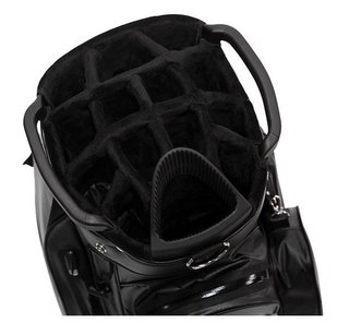 JuCad Aquastop Plus cart bag, bílo/modro/červený