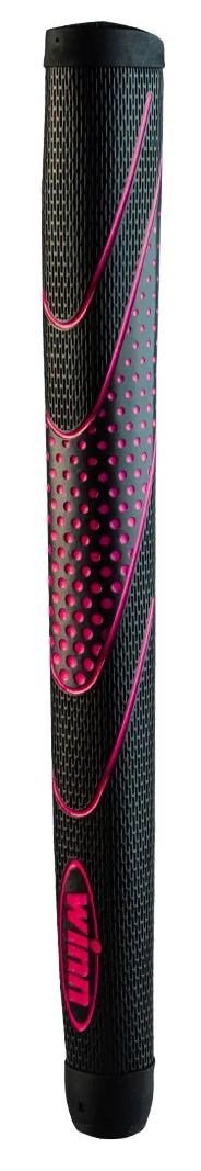 Winn Excel 2024 Medallist Putter Grip, STANDARD Pistol, černo/růžový