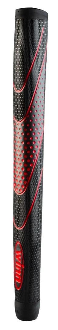 Winn Excel 2024 Medallist Putter Grip, STANDARD Pistol, černo/červený