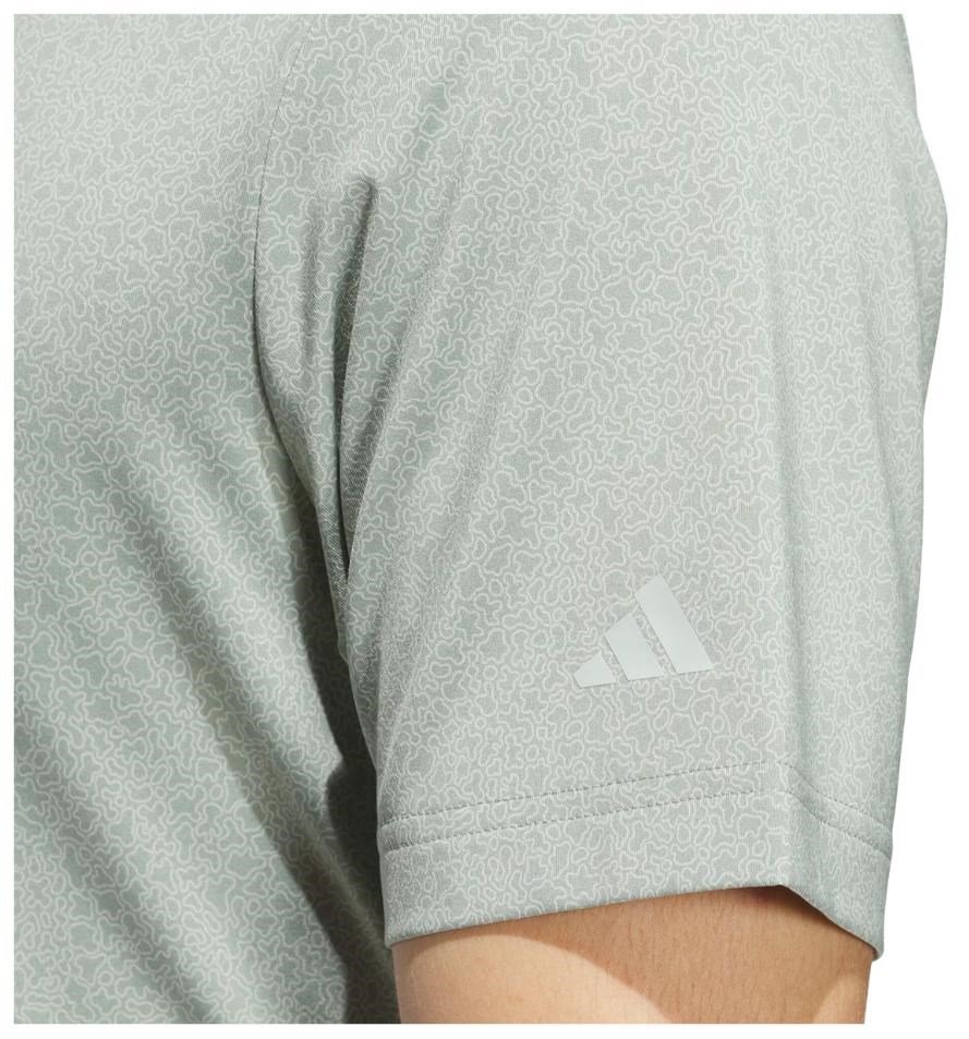 Adidas Ultimate365 Mini Bunker pánské polo, silver green