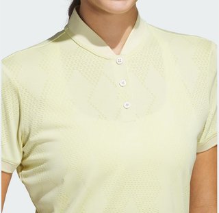 Adidas Ultimate365 Diamond Jacquard dámské polo, powder yellow