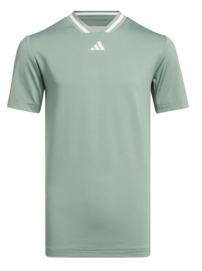 Adidas Collar dětské polo, silver green