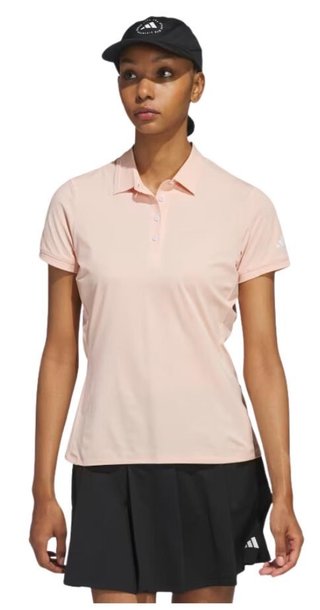 Adidas Ultimate365 Tour Twistknit dámské polo, powder coral
