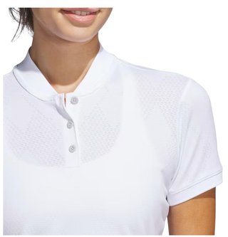Adidas Ultimate365 Diamond Jacquard dámské polo, bílé