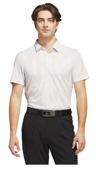 Adidas Ultimate365 Micro Texture pánské polo, bílé
