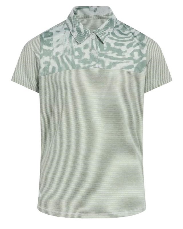 Adidas Ottoman Printed dětské polo, wonder silver/silver green
