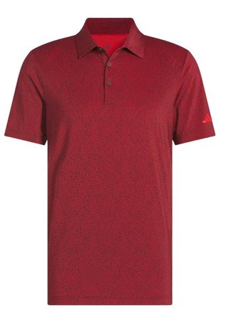 Adidas Ultimate365 Mini Bunker pánské polo, aurora ruby