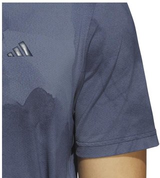 Adidas Tour Printed Mesh pánské polo, collegiate navy/preloved ink