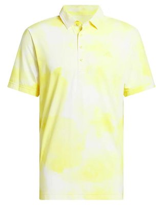 Adidas Ultimate365 Tour Printed pánské polo, bílo/žluté
