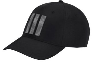 Adidas Tour 3-Stripies Print pánská kšiltovka, černá