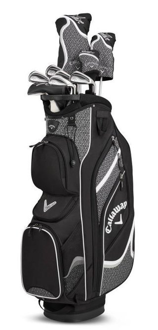 Callaway Solaire 10PC dámský golfový set, černý