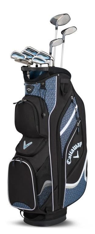 Callaway Solaire 10PC dámský golfový set, modrý